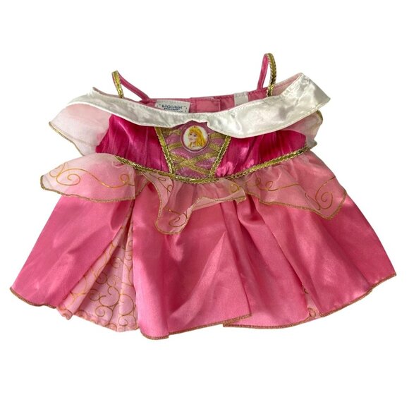 Build-a-Bear Aurora Sleeping Beauty Disney Princess Dress Pink Girly Read - Picture 1 of 13